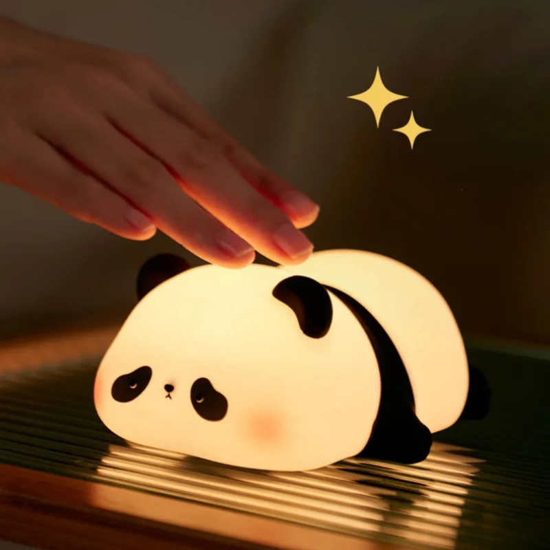 Adjustable Desktop Mini Panda LED Night Light_5