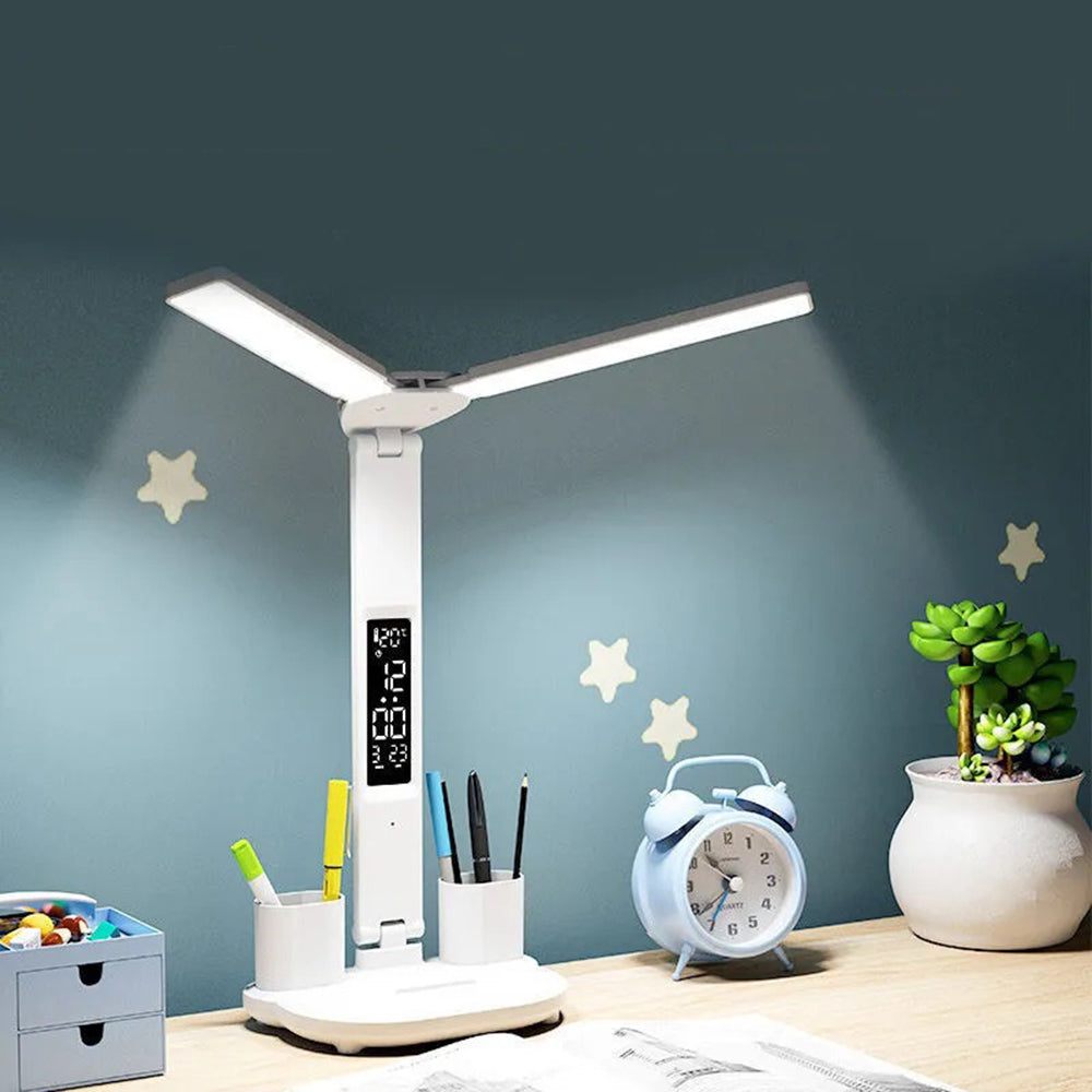 2 Heads 180 Rotate Foldable Eye Protection Desktop Reading Night Lights_4