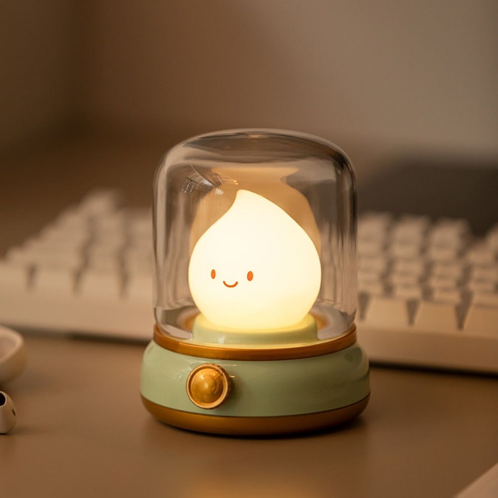 Mini Desktop LED Cute Night Lamp USB Rechargeable Portable Cartoon Table Lamp_4