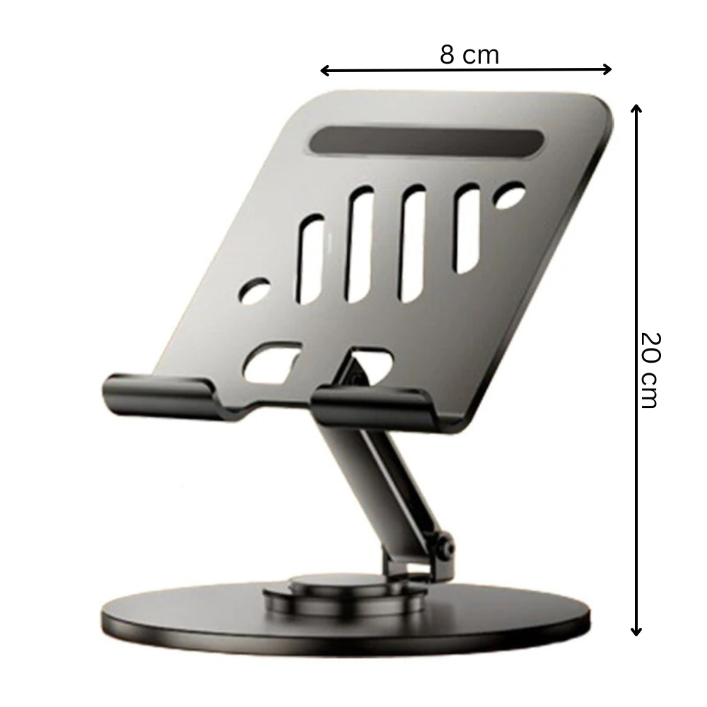 360 Tablet Desk Mobile Phone Holder Stand Foldable Aluminum Tablet Stand_6