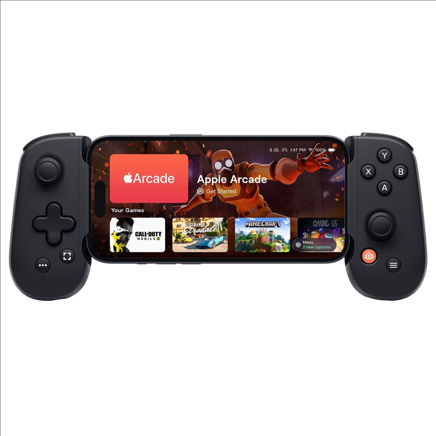 BACKBONE One Mobile Gaming Controller for Android and iPhone 15/16 Series (USB-C)