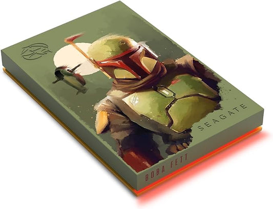 Seagate Boba Fett Drive Special Edition FireCuda External Hard Drive 2TB