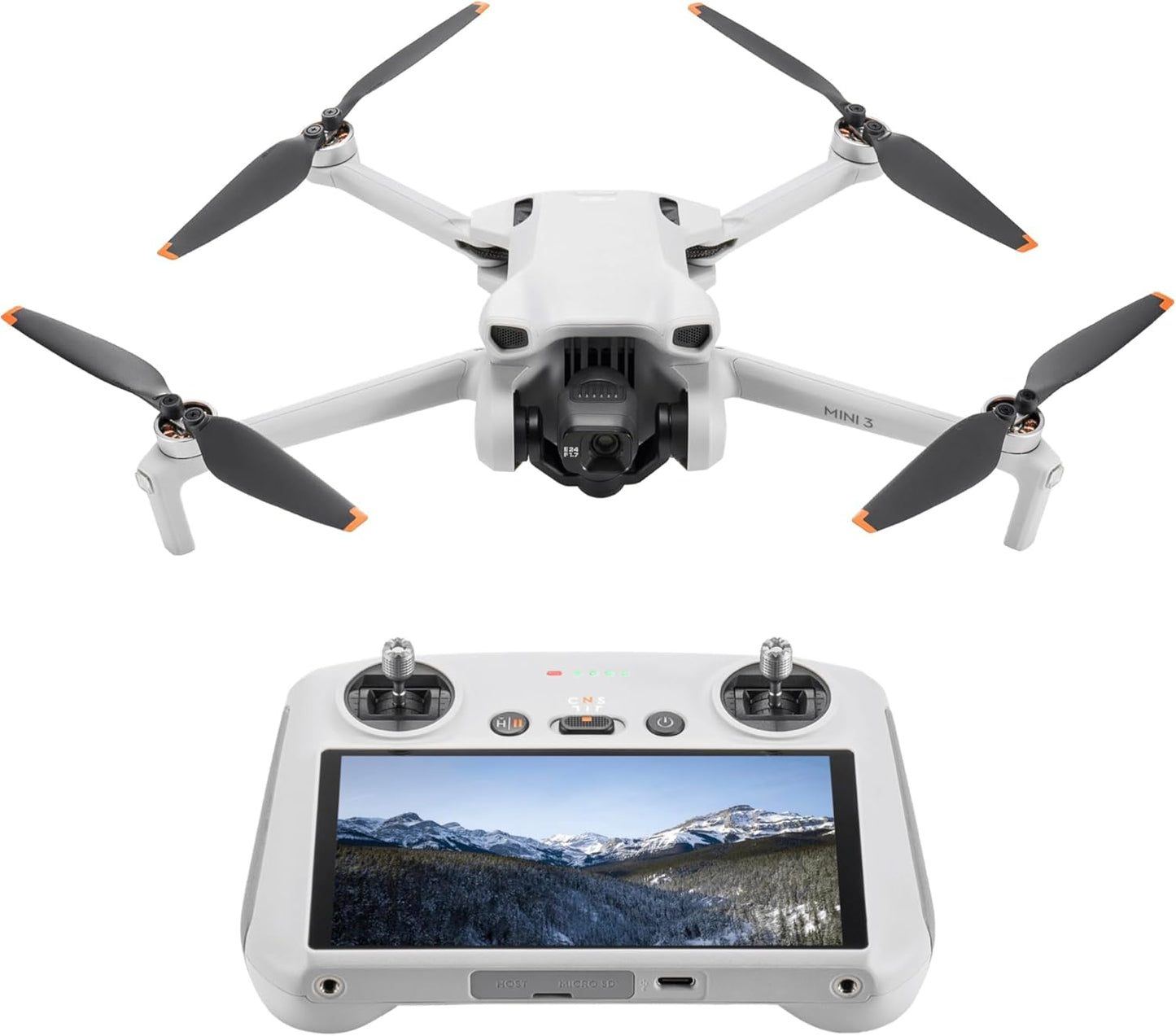 DJI Mini 3 (DJI RC) - Lightweight and Foldable Mini Camera Drone