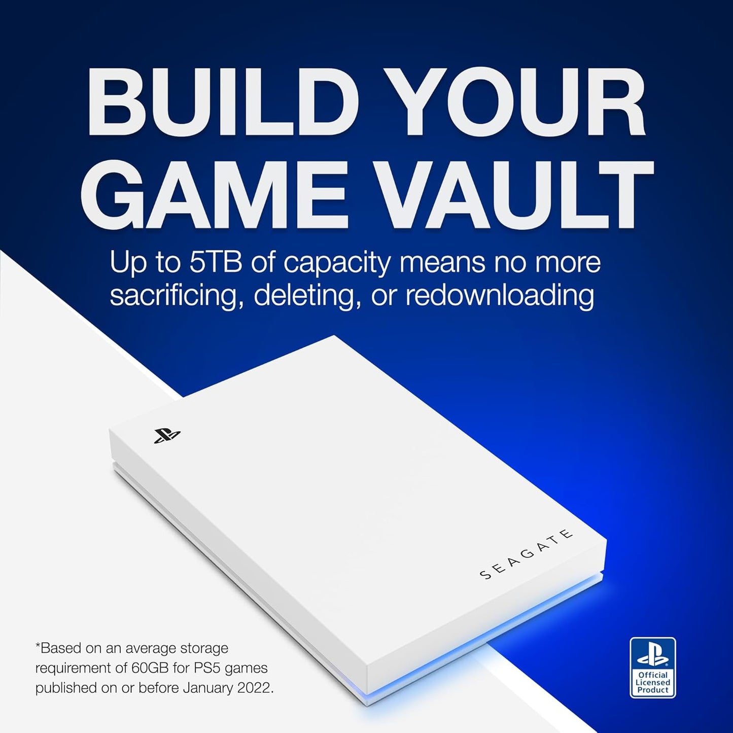 Seagate Game Drive for PS5 5TB External HDD