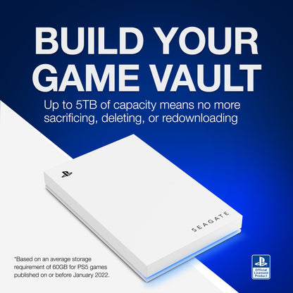 Seagate Game Drive for PS5 5TB External HDD